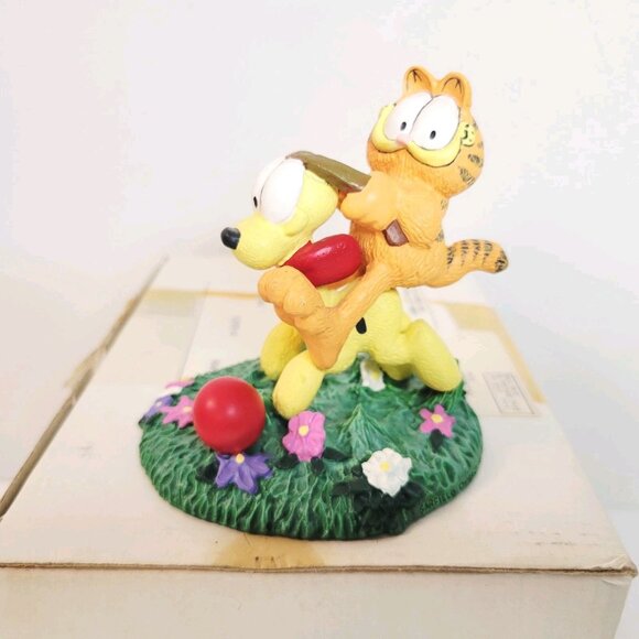 Vtg Danbury Mint Garfield And Odie “Easy Rider" Resin Figure 1993 Jim Davis - Picture 1 of 6